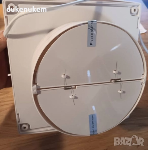 Вентилатор за баня 150 мм – 20W тих абсорбатор, 135 m/h въздушен поток, снимка 10 - Други - 52571670