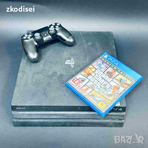 Конзола SONY PLAYSTATION 4 PRO с 1бр. джойстик и 1бр. игра