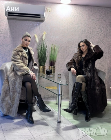 Палта от естествен косъм, снимка 3 - Палта, манта - 52813836