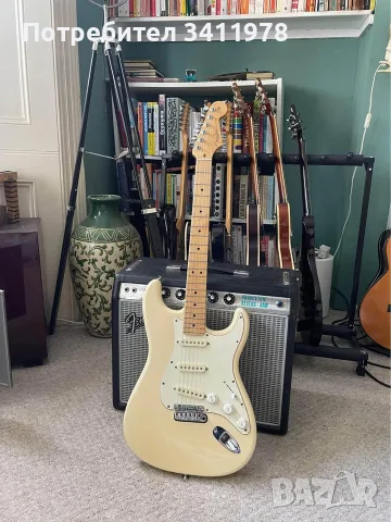 American Standard Stratocaster Olympic White (2010), снимка 13 - Китари - 56017274