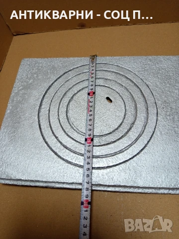 Стара Чугунена Плоча За Печка Барбекю Барбекюта., снимка 7 - Антикварни и старинни предмети - 51207729