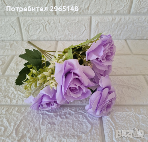 Изкуствени текстилни цветя, снимка 5 - Изкуствени цветя - 44745161
