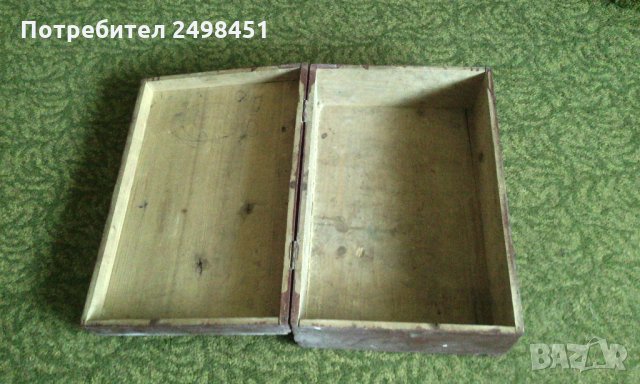 Уникален дървен куфар от втората световна война, снимка 3 - Антикварни и старинни предмети - 29531259