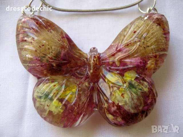 Бижута с естествени цветя 4, снимка 13 - Колиета, медальони, синджири - 29697865