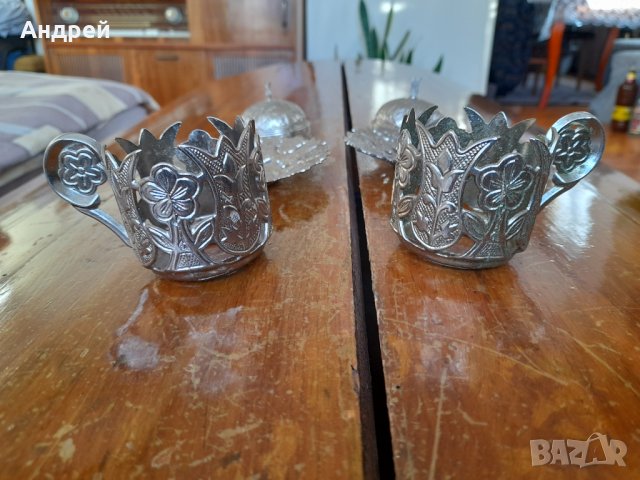 Стар подстакан,подстакани #2, снимка 4 - Други ценни предмети - 35258050