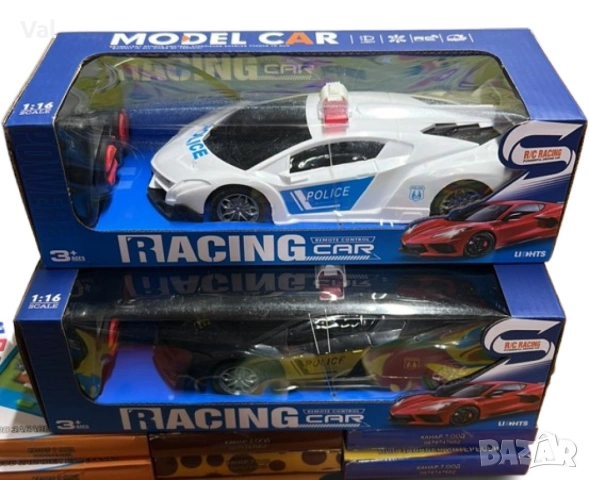 Полицейска скоростна кола с дистанционно управление, снимка 9 - Коли, камиони, мотори, писти - 53301311