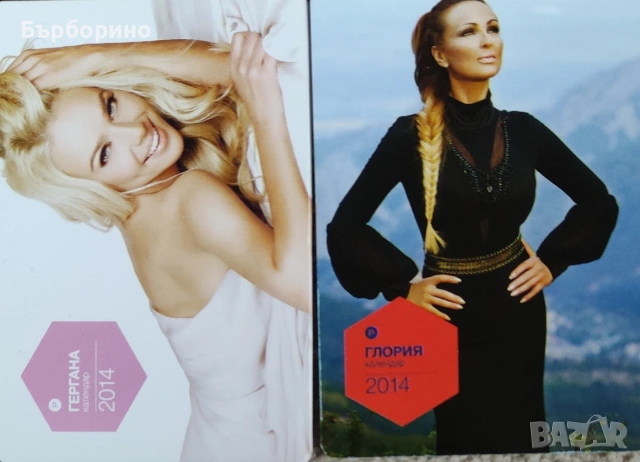 Плакати и стари стенни календари-поп-фолк и естрада,Джобни календари-2014 год., снимка 12 - Картини - 52824466