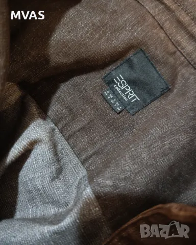 Ново дамско дънково яке тъмно кафяво S размер , снимка 6 - Якета - 49939170