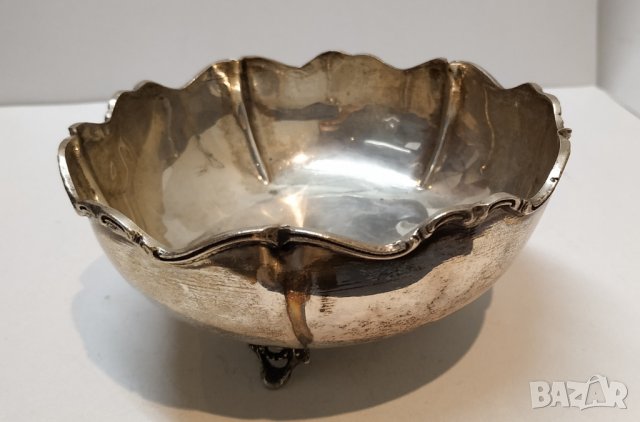 Сребърна купичка , снимка 2 - Антикварни и старинни предмети - 29864862