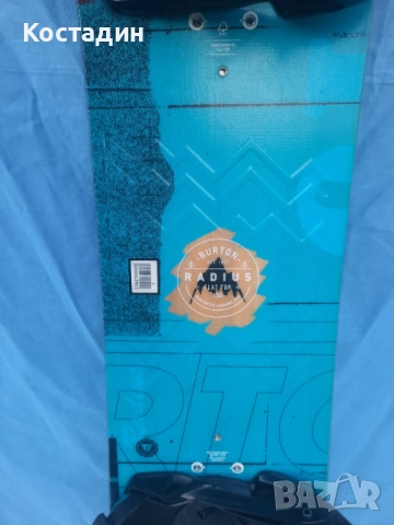 сноуборд  Burton Radius  130см.   с автомати, снимка 4 - Зимни спортове - 52775914