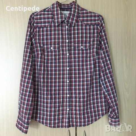 Памучна, карирана риза H&M LOGG, снимка 1