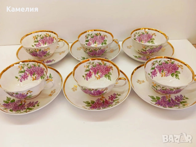 Руски порцелан , снимка 2 - Чаши - 51856220