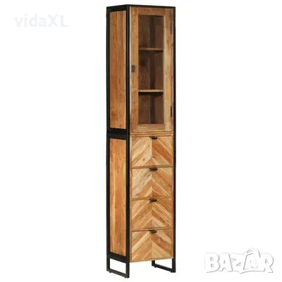 vidaXL Шкаф за баня 40x27x190 см желязо（SKU:3217118, снимка 1 - Шкафове - 47736510