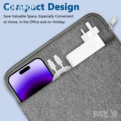 100W USB C супер бързо зарядно устройство, зареждане на Mac Book Pro, USB C-C 2M кабел, снимка 5 - Друга електроника - 49500135