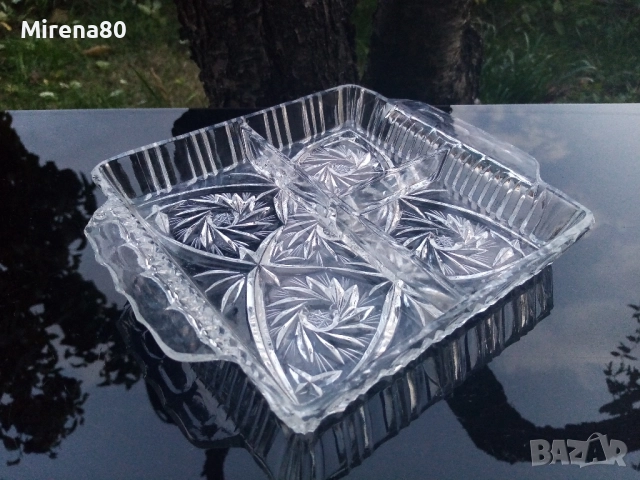 Полско кристално плато за разядки 