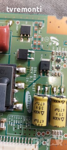 INVERTER BOARD SSL460_3E2T REV 0.1 for 46 inc DISPLAY ,Toshiba 46TL838, снимка 2 - Части и Платки - 37454139