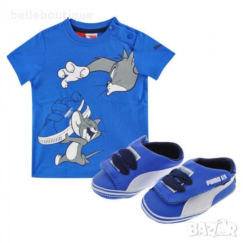 Бебешки комплект Puma Пума Crib Pack Tom & Jerry 0-3 мес.