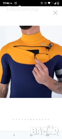 Неопренов костюм Hurley ADVANT S размер Цялостен костюм за сърф, снимка 11 - Водни спортове - 50223297