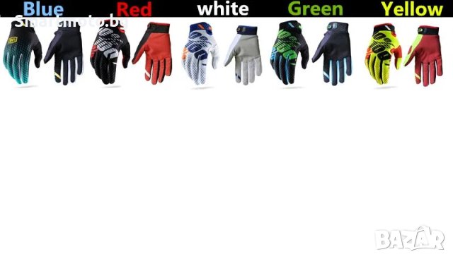 100% Ръкавици за мотокрос ендуро DH МТБ вело Downhill, снимка 1