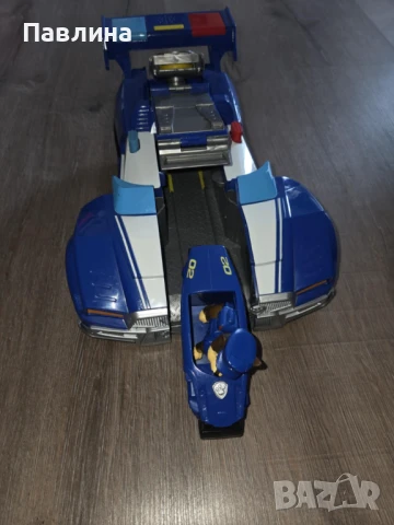 PAW PATROL Трансформиращата се полицейска кола на Чейс, снимка 2 - Коли, камиони, мотори, писти - 51178374