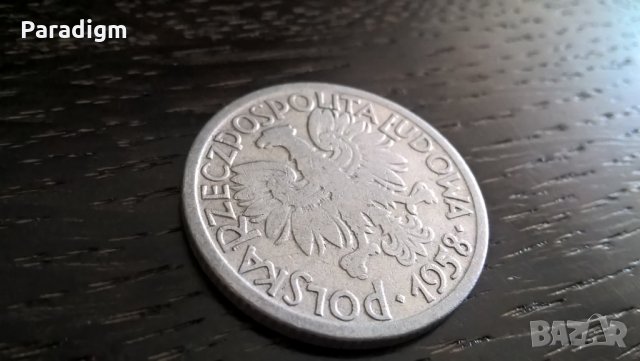 Монета - Полша - 2 злоти | 1958г., снимка 2 - Нумизматика и бонистика - 31231587