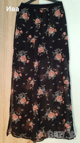 Дълга шифон пола H&M