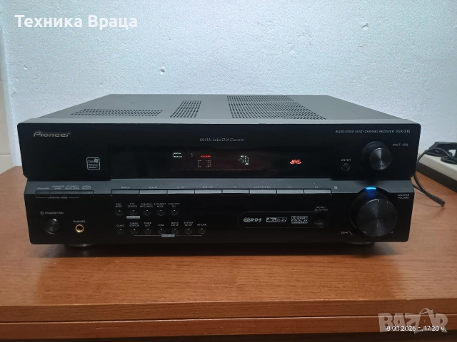 Pioneer VSX-515-K 6.1-канален ресивър с голяма мощност! Изпращам видео. , снимка 2 - Ресийвъри, усилватели, смесителни пултове - 53890356