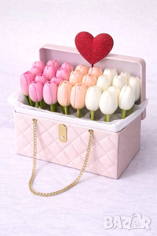 букет от свещи