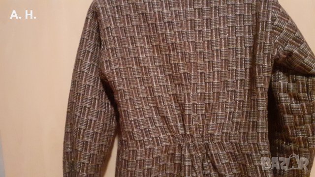 Дамско кафяво сако, снимка 3 - Сака - 19311487