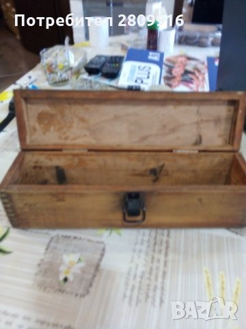 Стара дървена кутия за инструменти, снимка 5 - Други ценни предмети - 31053843