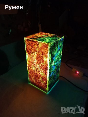 Нощна лампа ръчна изработка, снимка 13 - Други - 34350215