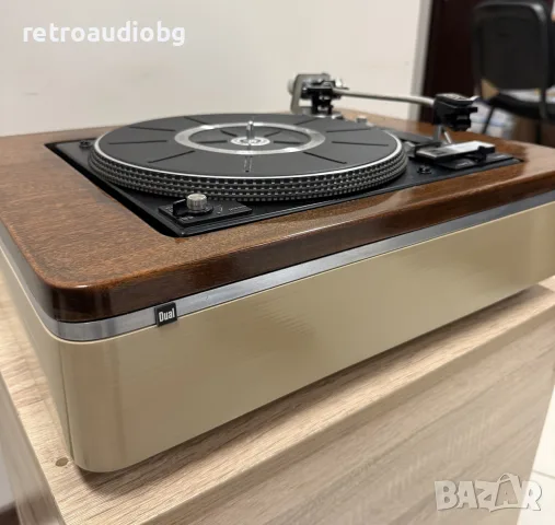 🔈Уникален колекционерски грамофон DUAL 1239A - ремъчно задвижване🔈, снимка 7 - Грамофони - 56250484