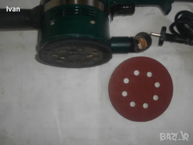 Оригинален немски 2004г. КРЪГЪЛ ЕКСЦЕНТЪР ВИБРОШЛАЙФ 420 вата Професионален MEISTER CRAFT ОТЛИЧЕН, снимка 5 - Други инструменти - 47967122