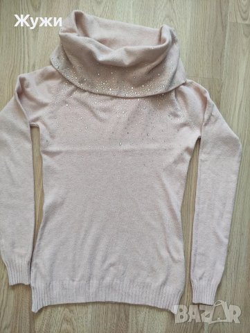 ДАМСКА блуза с камъчета, размер S М , снимка 1