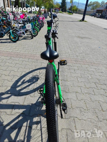 BG Алуминиев велосипед 26" NINJA зелен, снимка 10 - Велосипеди - 54334972