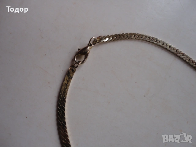 Позлатена верижка колие 33, снимка 3 - Колиета, медальони, синджири - 53323920