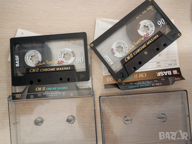 Basf Chrome Maxima CMII 90 / 100/ Emtec Sound Basf 90/ 60/ CR-S II 90, снимка 3 - Аудио касети - 54229127