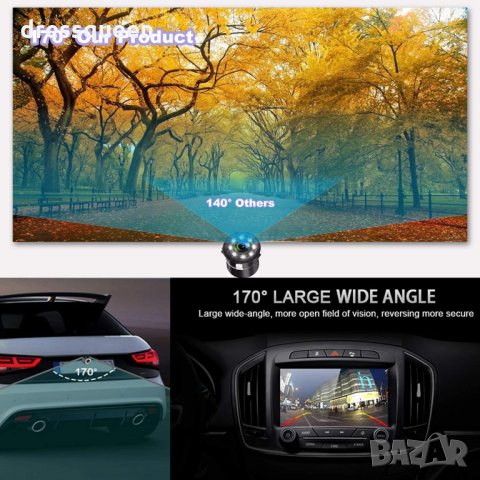 2837 Камера за задно виждане с 8 диода , снимка 15 - Аксесоари и консумативи - 30370001