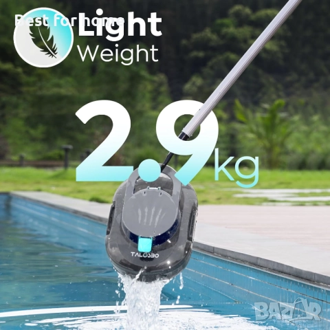 Pleco S1 Безжична роботизирана прахосмукачка за басейни, снимка 6 - Басейни и аксесоари - 51855645