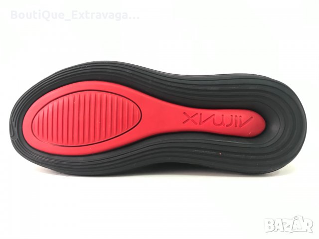 Мъжки маратонки Nike Air Max 720 Flywire Black/Red !!!, снимка 6 - Маратонки - 34183130