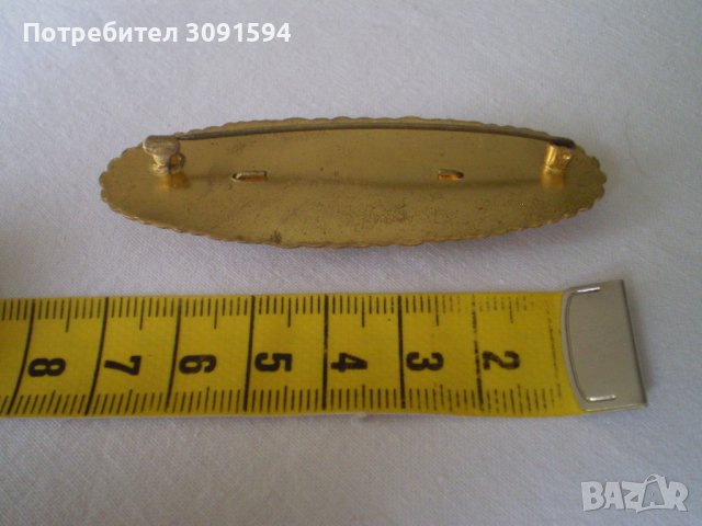 брошка -Игла с кристали от 40-те години, снимка 5 - Антикварни и старинни предмети - 40640437