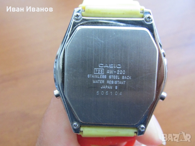 Casio AW-220 SPEED MEMORY 5BAR Made in Japan Касио, снимка 16 - Мъжки - 52010609