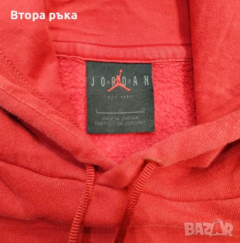 Nike air jordan fleece горнище мъжка оригинален , снимка 5 - Спортни дрехи, екипи - 52695870