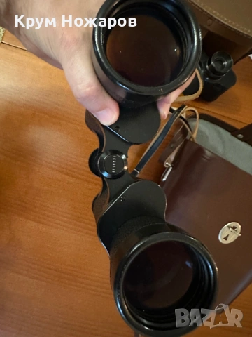 Бинокъл, Jenoptem, Carl Zeiss Jena, DDR, 10x59W, в калъф, снимка 6 - Други ценни предмети - 54220783