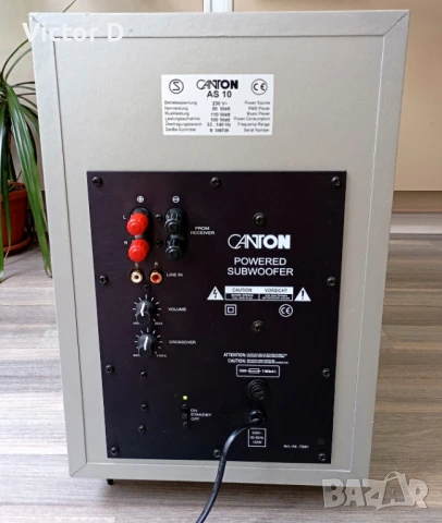 CANTON AS 10 - Субуфър активен, снимка 2 - Тонколони - 51053430