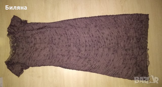 Нова дълга кафява рокля, снимка 2 - Рокли - 30713969