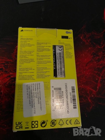 DDR5 SODIMM VENGEANCE 8GB, снимка 4 - RAM памет - 53934584