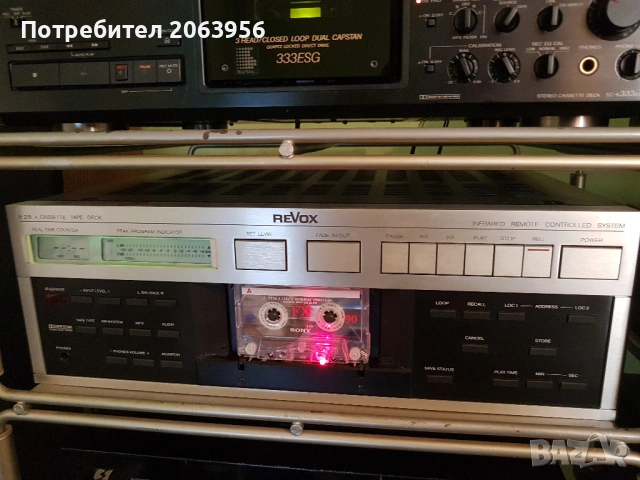 Revox B 215 mk 2 триглав дек от високият клас на Щудер.