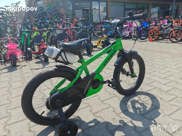 CROSS Детски велосипед 14" PATROL зелен, снимка 11 - Велосипеди - 56528652