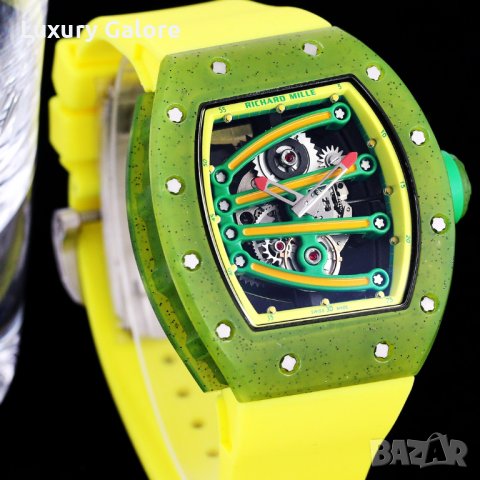 Мъжки часовник Richard Mille Green Lizard с автоматичен механизъм, снимка 2 - Мъжки - 36755003